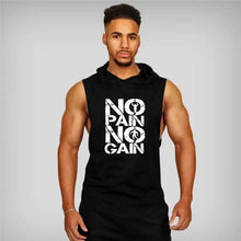 Fashion Exercise Sleeveless Hoodie Male Brother Muscle Running Training Loose Cotton Thin Waistcoat Fitness Vest