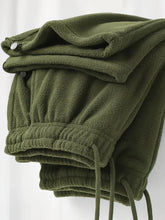 Vintage Thick Winter Casual Fleece Pants Men Wide leg Baggy Warm Sweatpants Male Drawing Jogger Pants Falls Trousers