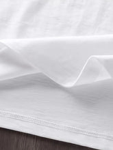 Summer men's 100% pure cotton casual loose fit Jesus Way truth life letter printed round neck short sleeved T-shirt top